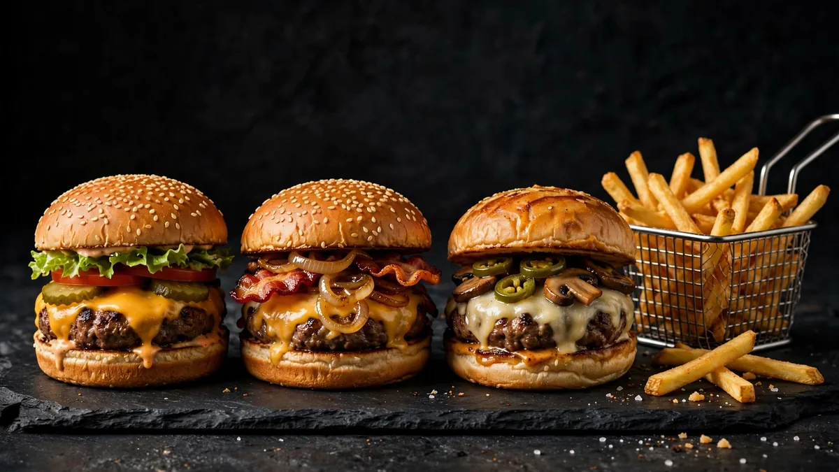Tre cheeseburgare på rad – prisjämförelse hamburgerkedjor Sverige 2026