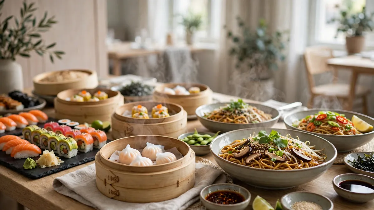 Asiatisk buffé och sushi på PONG – PONG priser 2026