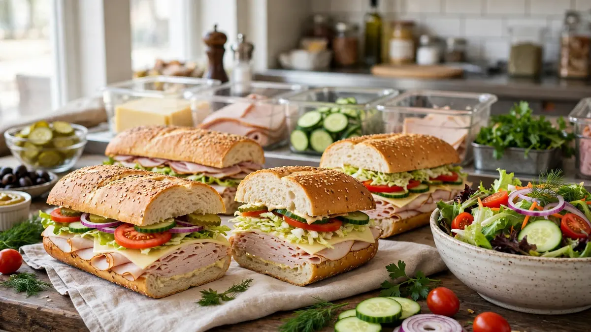 Subway-sub med färsk sallad, tomat och smält ost – Subway priser 2026